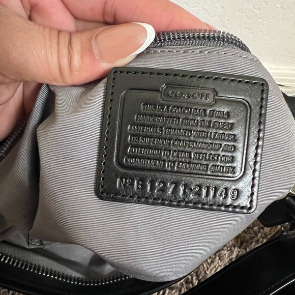 Coach Black and Gray Signature Bag Set - Picture 5 of 13